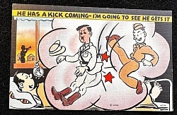 Original WWII US Anti-Hitler Postcard...$30 SOLD