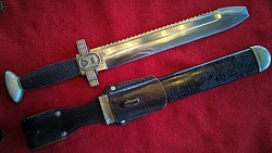 Nazi Red Cross EM Hewer with Leather Frog...$615 SOLD