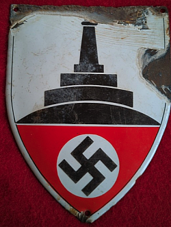 Nazi Reichskriegerbund Enameled Metal Sign...$150 SOLD