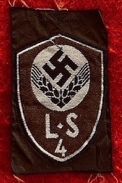 Nazi RADwJ Senior Official’s Bullion Sleeve Patch...$60 SOLD