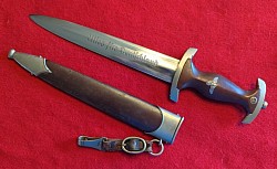 Nazi SA Dagger by Anton Wingen Jr. with Hanger Strap...$525 SOLD
