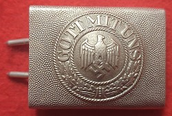 Nazi Army EM Belt Buckle by Rare Maker “Louis Keller of Oberstein”...$95 SOLD