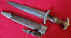 Nazi SA Dagger by J.P. Sauer & Sohn...$480 SOLD