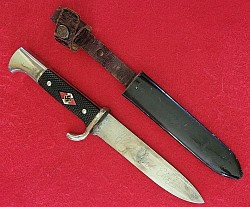 Nazi Hitler Youth Knife with Motto and RZM Maker Code “M7/2