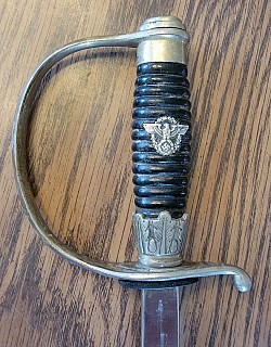 Nazi Police NCO Sword with Scabbard by Clemen & Jung...$695 SOLD