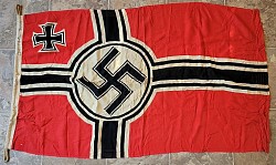 Nazi Battle Flag with Halyard Rope...$425 SOLD