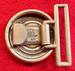 Nazi Railway Official’s Belt Buckle by F.W. Assmann & Söhne...$225 SOLD