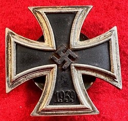 Scarce Nazi 1939 Iron Cross 1st Class 