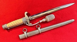 Nazi Army Officer's Dress Dagger by Scarce Maker 